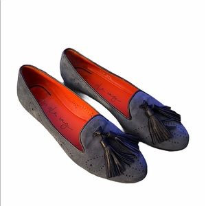 Pos Ole Rouge Blue Suede Shoes